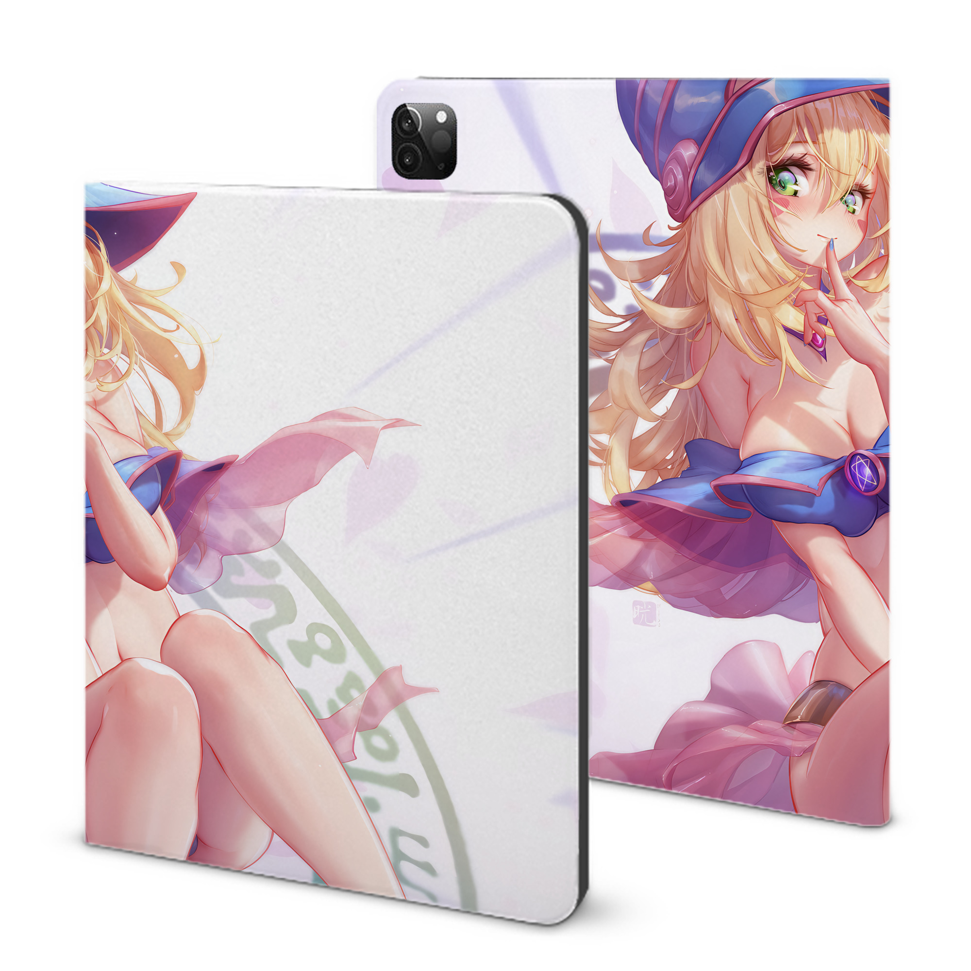 （画像用） 遊☆戯☆王 Yu-Gi-Oh! IPadケース ペンホルダー付き ブックスタイルデザイン